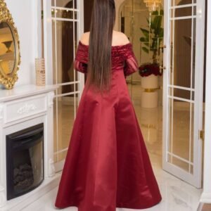 ⁦فستان: "رويال مارون"⁩ - الصورة ⁦5⁩