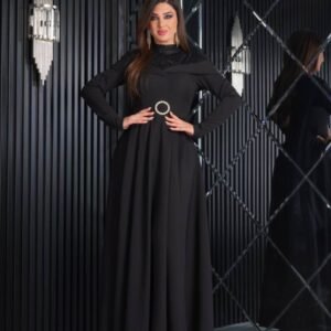 ⁦فستان سحر الأنوثة (اسود)⁩ - الصورة ⁦4⁩
