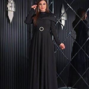 ⁦فستان سحر الأنوثة (اسود)⁩ - الصورة ⁦5⁩