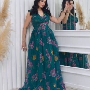 ⁦فستان زهرة الوعد (اخضر)⁩ - الصورة ⁦5⁩
