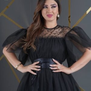 ⁦فستان فخامة الأميرة اسود⁩ - الصورة ⁦6⁩