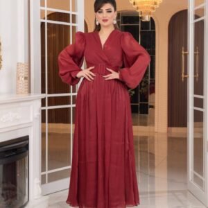 ⁦فستان "عبير الأنوثة" (احمر)⁩ - الصورة ⁦8⁩
