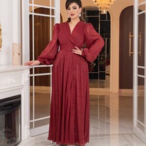 ⁦فستان "عبير الأنوثة" (احمر)⁩ - الصورة ⁦9⁩