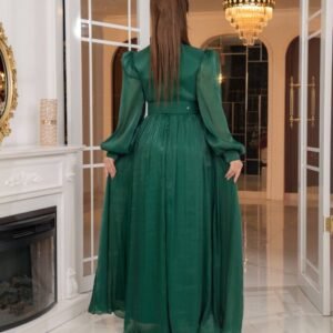 ⁦فستان "عبير الأنوثة" (اخضر)⁩ - الصورة ⁦3⁩