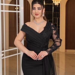 ⁦فستان "أميرة الليل"اسود⁩ - الصورة ⁦9⁩