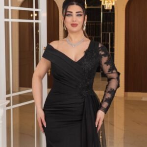 ⁦فستان "أميرة الليل"اسود⁩ - الصورة ⁦10⁩
