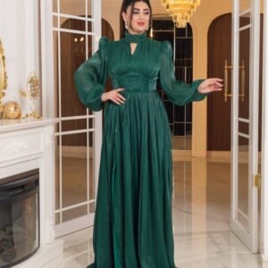 ⁦فستان الأناقة الملكية (اخضر)⁩ - الصورة ⁦3⁩