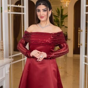 ⁦فستان: "رويال مارون"⁩ - الصورة ⁦3⁩