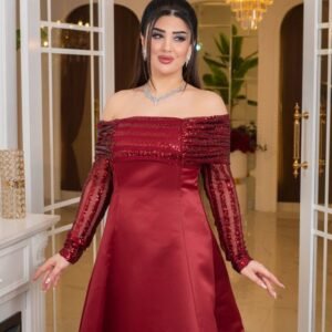 ⁦فستان: "رويال مارون"⁩ - الصورة ⁦2⁩