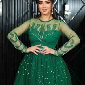 ⁦فستان  "إميرالد كوين" اخضر⁩ - الصورة ⁦3⁩