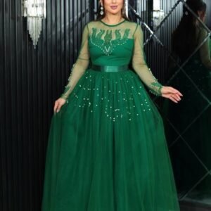⁦فستان  "إميرالد كوين" اخضر⁩ - الصورة ⁦5⁩